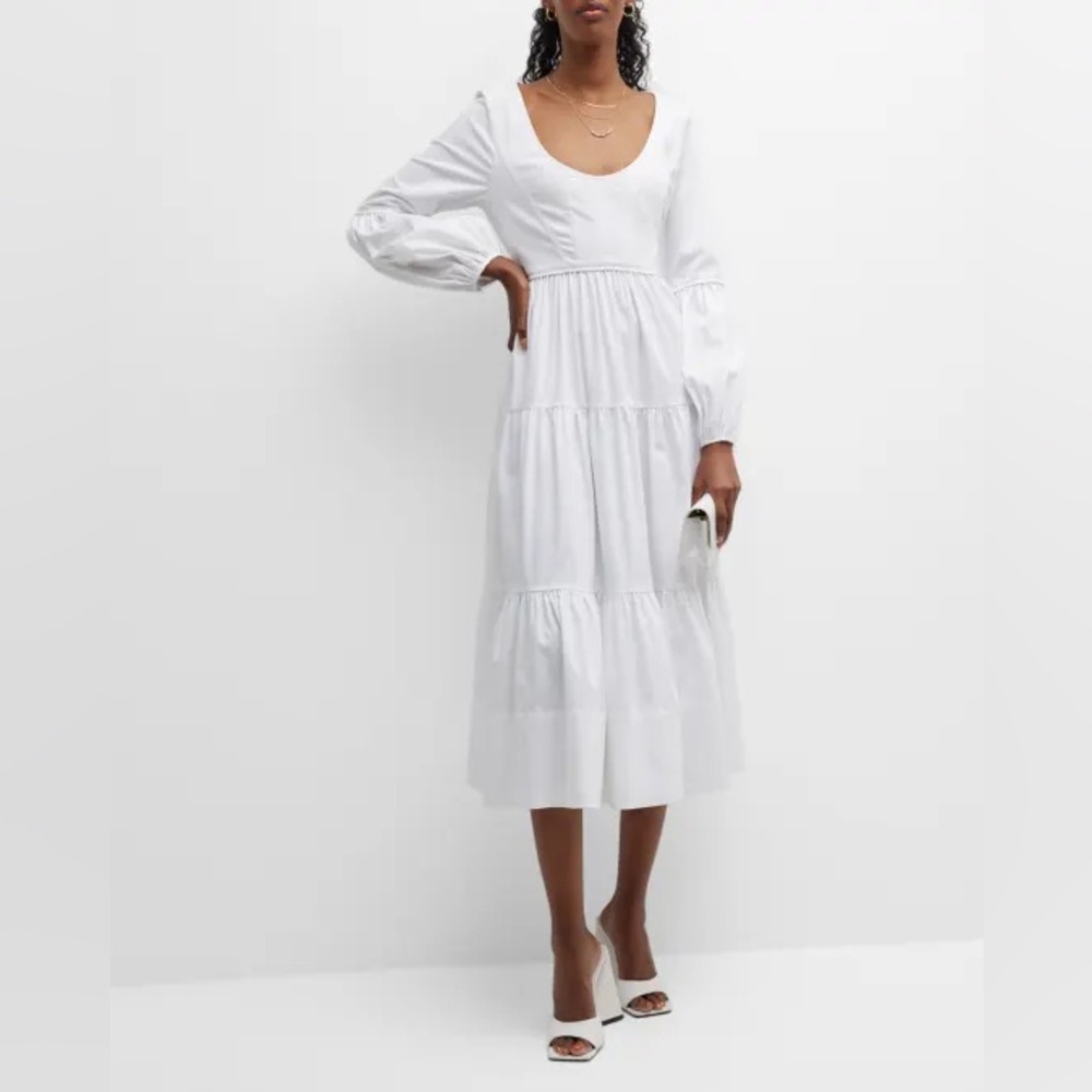 Cinq à Sept Hillary Tiered Midi Dress